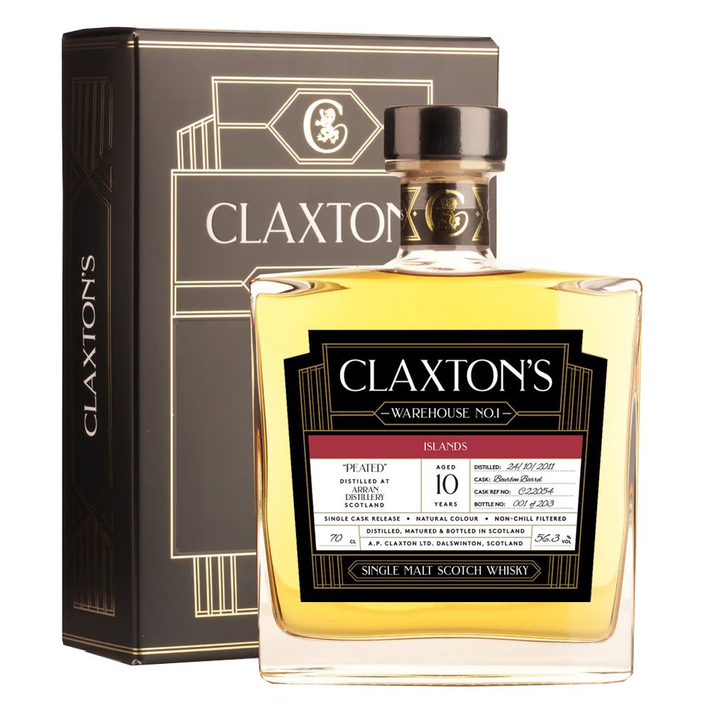 Arran (Peated) 10 Year Old 2011 Bourbon Barrel - Claxton's